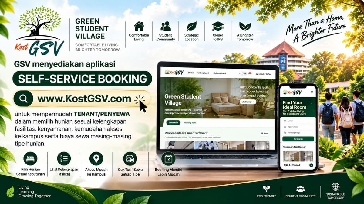 GSV Self Service Booking - KostGSV.com